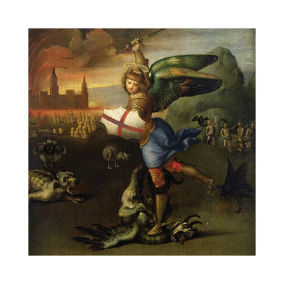 St. Michael, C.1503-05 by Raphael - Wrapped Canvas Painting