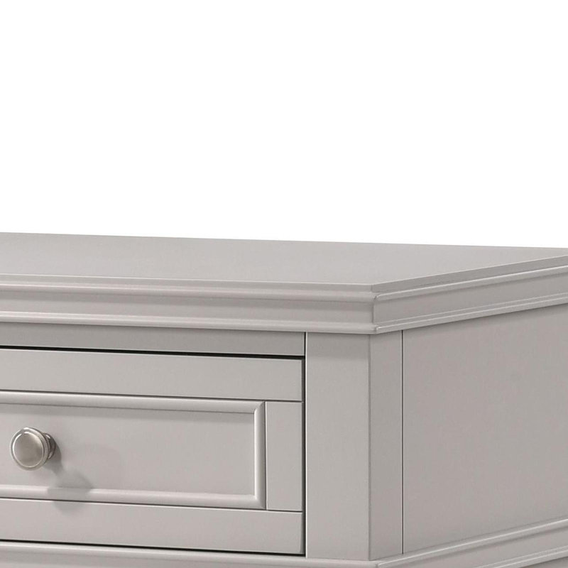 Table de chevet 3 tiroirs avec USB