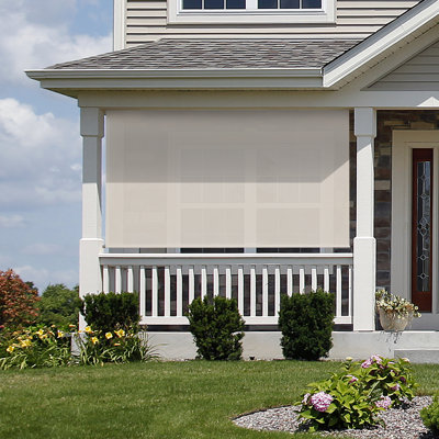 Store à enroulement semi-diaphane pour l'extérieur Hillhouse