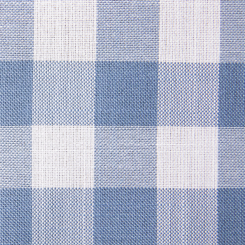 Aafreen Polyester Checkered Square Napkin, Blue