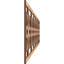 46 3/4"W x 10"H x 1/4"T Daisy Fretwork Moulding, Hickory-95199545-95199557
