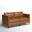 Clifford 73" Genuine Leather Custom Studio Sofa-82732672