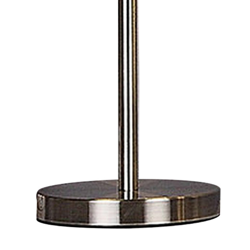 Lampe de table Spark 23 pouces avec base en métal et 2 abat-jours géométriques en acrylique, doré