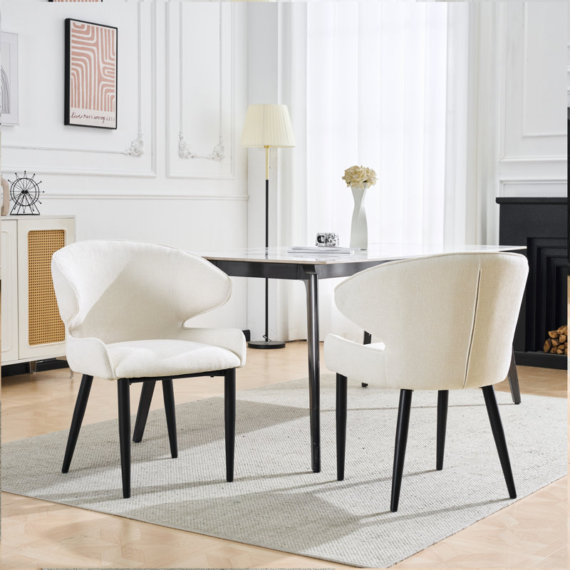Chaise rembourrée en tissu Deltin