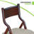 Nazifah Foldable Dining Chairs Bistro Chairs With Wooden Back And Padded Seats For Kitchen, Wedding, And Picnic-1564489908