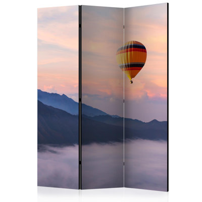 135cm W x 172cm H 3 - Panel Solid Wood Folding Room Divider