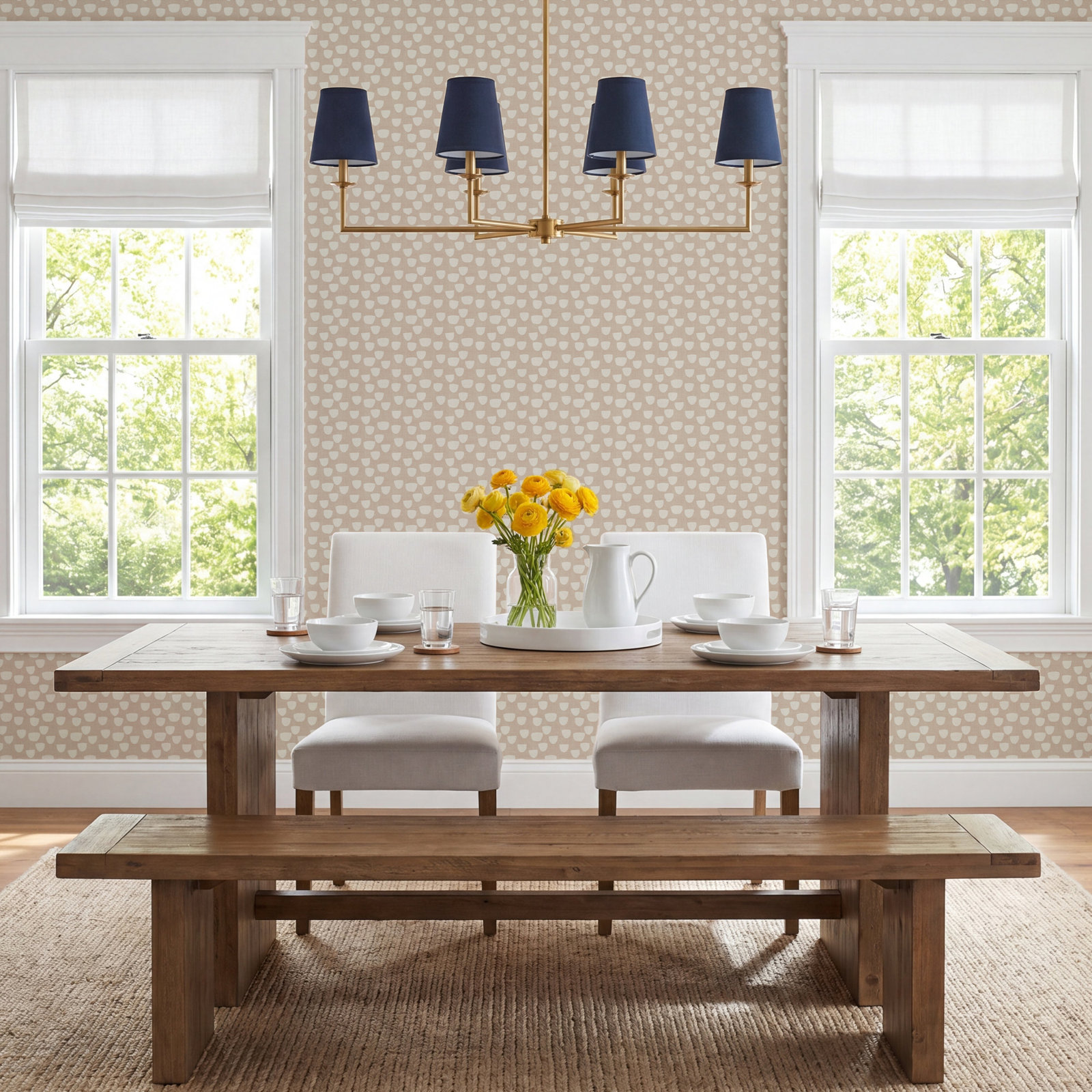 Paper Cups Self-Adhesive Wallpaper, Sunlit Rose, Non-pasted, Paper