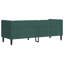 Canapé Chesterfield Vidaxl - vert foncé