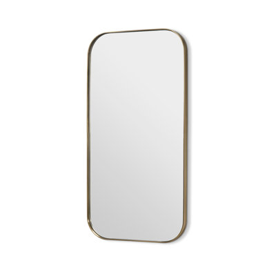 Aalina Metal Flat Wall Mirror