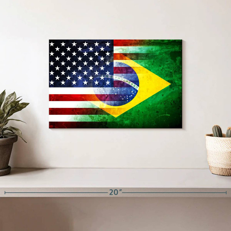  «USA Brazil Bond, H 8 po x l 12 po