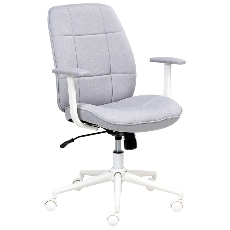 Office Chair Swivel Fabric, Grey