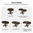 Florencia 42''W Transitional Invisible Stretch Board Dining Table with Stable Support