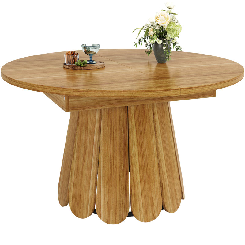Extendable Round Dining Table
