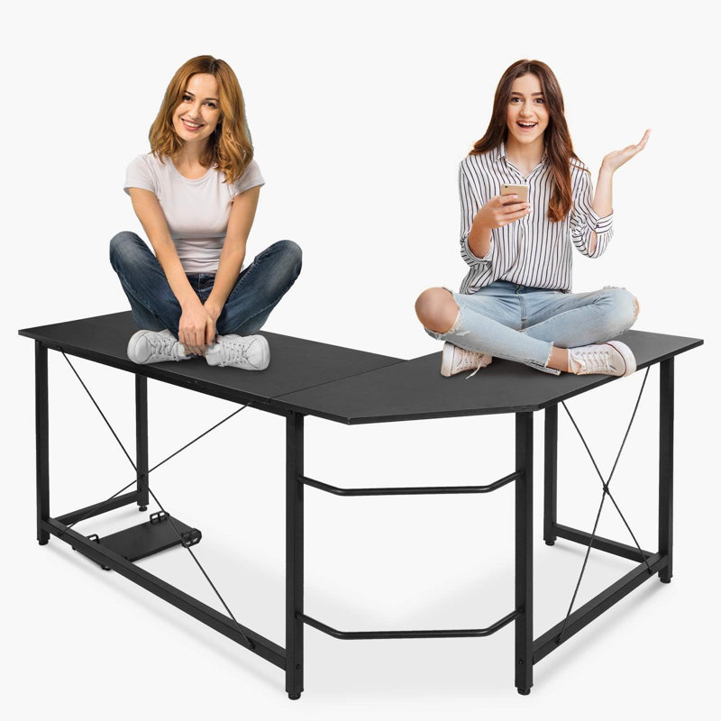 Majoch Adjustable L-Shaped Computer Desk