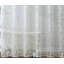 Rideau de douche en dentelle ivoire. Rideau de douche transparent avec motif de feuille rustique. Rideau de douche 72 po x 72 po Modern Farmhouse