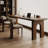 78.74"Light walnut Rectangular Solid Wood desks-107486563