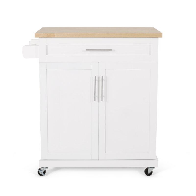 Red Barrel Studio® Wood Kitchen Cart & Reviews | Wayfair