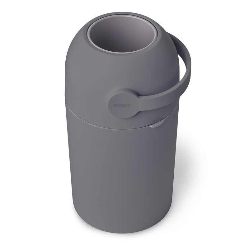 Odor-Free Diaper Pail, Gray