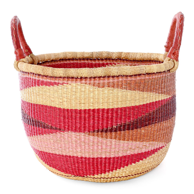 Panier Bolga Shades of Red