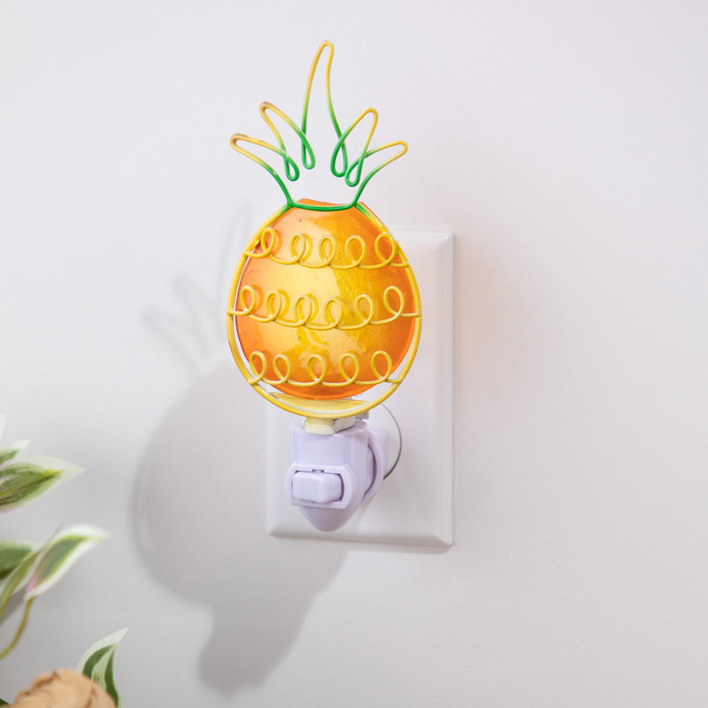Glass Pineapple Night Light