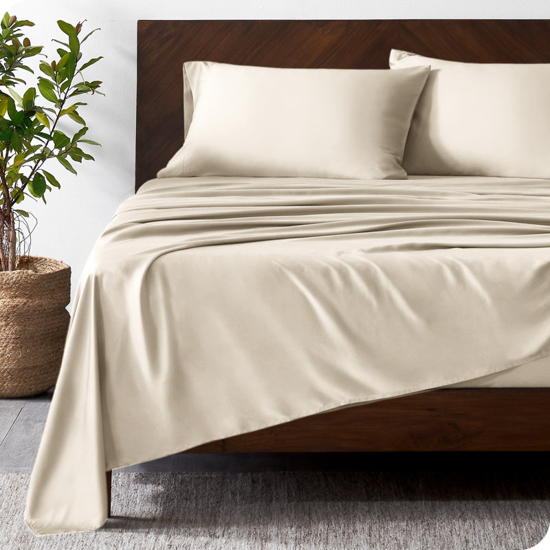 Queen Sand Bamboo Rayon Deep Pocket Sheet Set