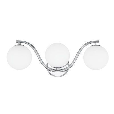 Triple Globe Wave Vanity Lighting