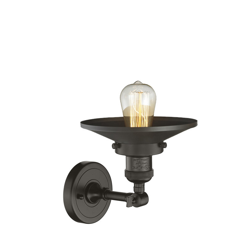 Clintonpark Semi Flush Mount, 6 Watt Vinage LED Bulb, Oil Rubbed Bronze