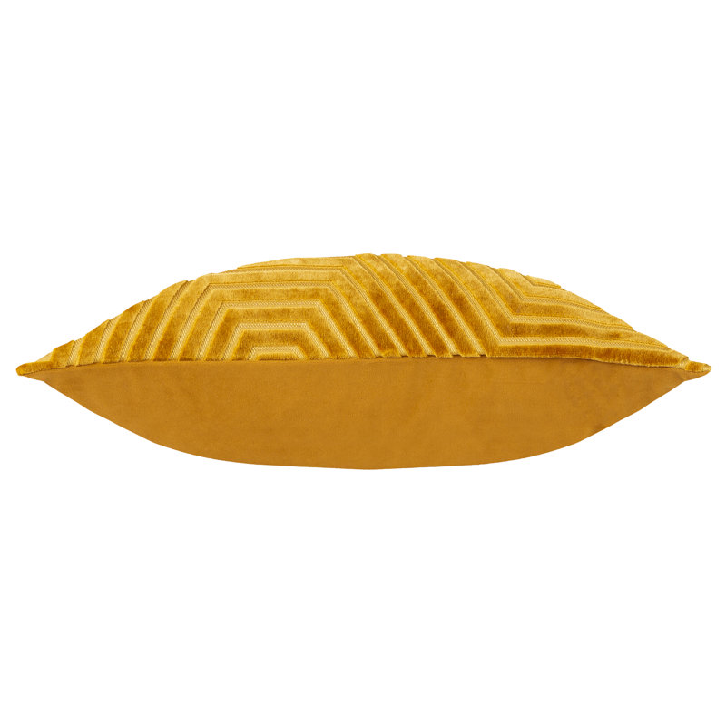 Evoke Square Cushion, Feather, Gold