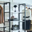 Armoire autoportante blanche en bois avec métal - Tiroirs de rangement très profonds, revêtement thermolaqué, matériaux pour l'eau et la chaleur, système de surface anti-rayures, rangement en profondeur, panneau E0