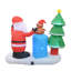 Père Noël avec boîte aux lettres gonflable