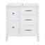 Meuble-lavabo de salle de bain avec lavabo en céramique / tiroir escamotable pour la plomberie / tiroirs / meuble-lavabo-113435586