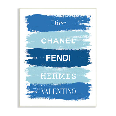 «Blue Denim Brush Strokes Glam», art textuel