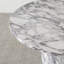 Asherville 40" Faux Marble Round Pedestal Coffee Table