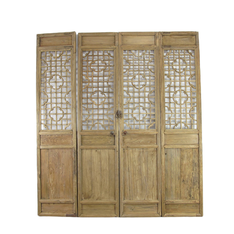 Unfinished Pine Folding Screen Doors