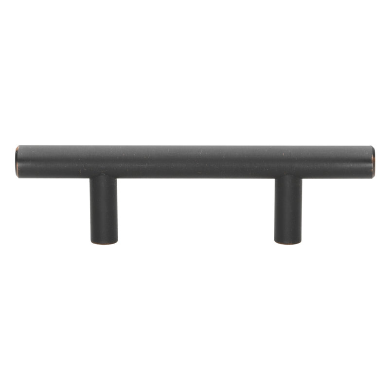 Ensemble de poignées de barre romaines, Bronze frotté à l'huile, 2 1/2"
