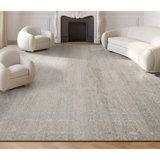 La Ciel Wool Damask Area Rug