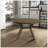 47.24''Round Rubber Wood Dining Table For 4-6 With Wooden Trestle Pedestal Base,Modern Kitchen Wooden Table Dinner Table For Dining Room, Living Room,(1Table)-911006652