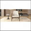 Chaise d'appoint, fauteuil de style moderne Mid-Century avec cadre, fauteuil de lecture à dossier haut pour le salon