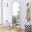 Versatile Floor Standing Full Body Mirror with Smooth Pulley System