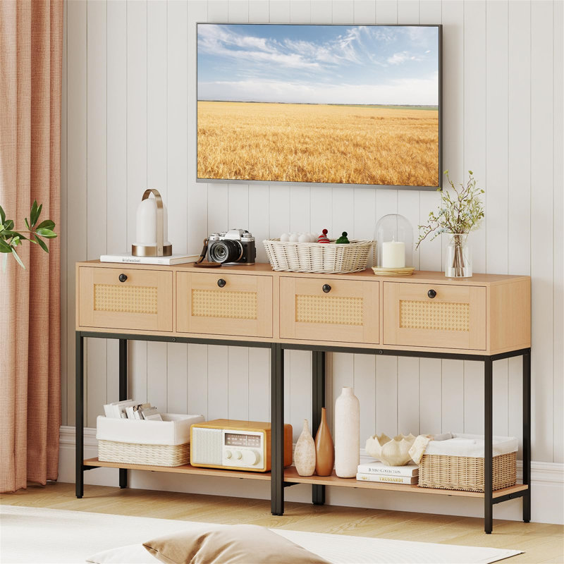 80cm Console Table, Natural