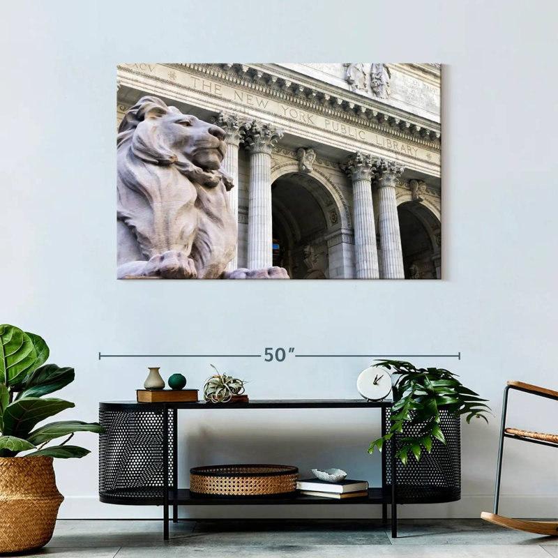 Lilie NYC Public Library, 30" H x 45" W