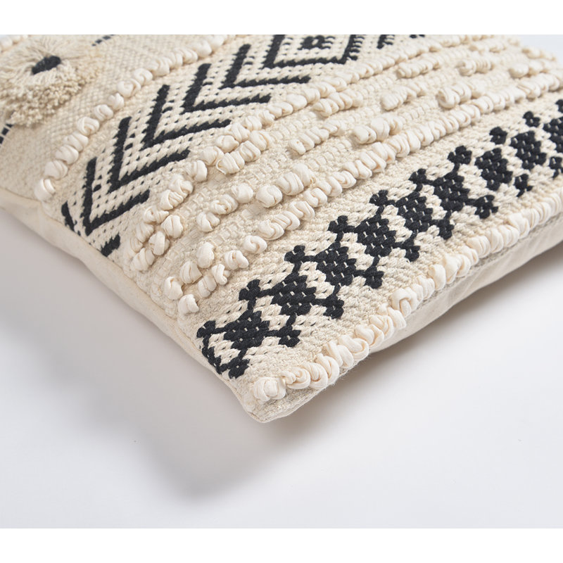 Kaeston Striped Cotton Pillow Cover