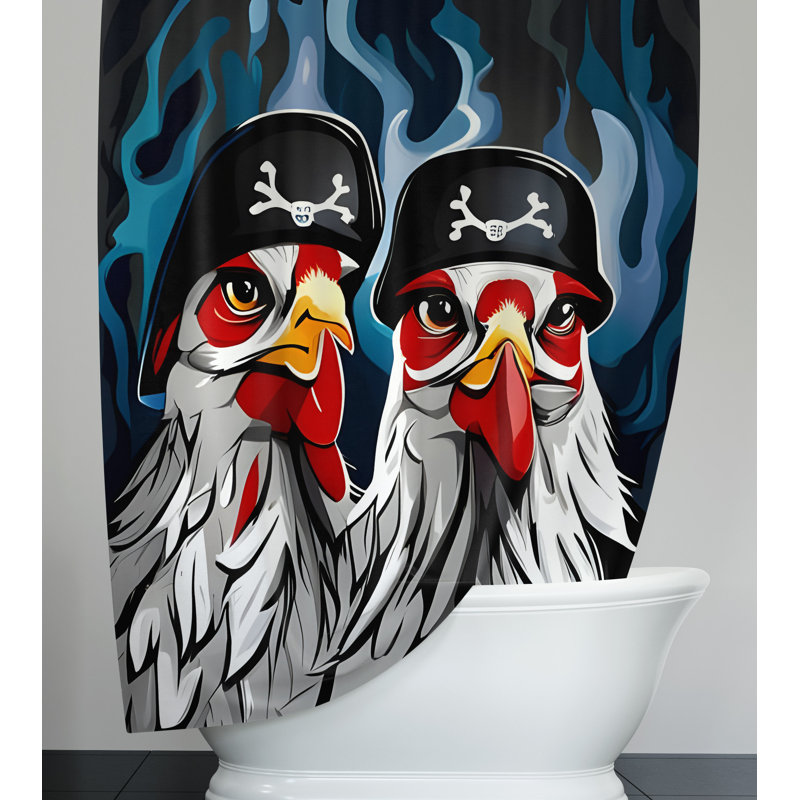Aleysha Shower Curtain, 72" H x 70" W