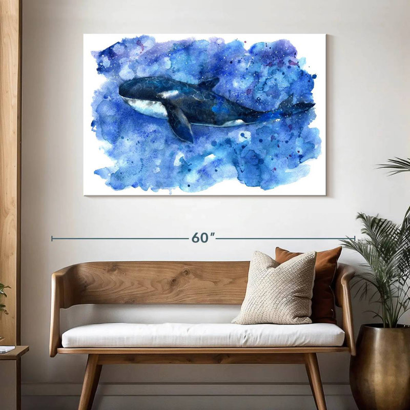 Orque bleu Brampt, H 32 po x l 48 po