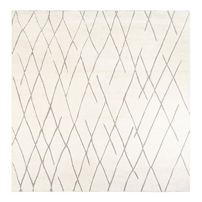 Tureka Hand-Knotted Wool Geometric Area Rug 