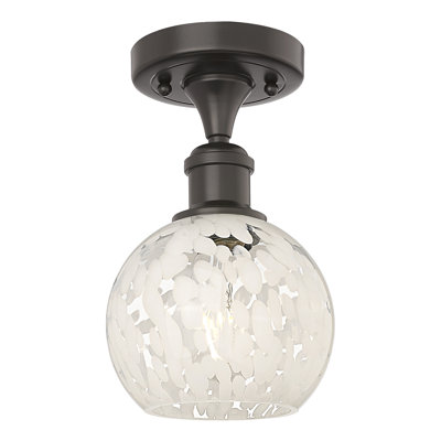 Plafonnier semi-encastré 1 lumière Ballston - Adreann