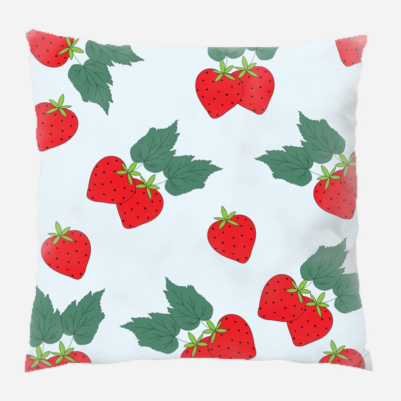 Coussin fraise, Intérieur