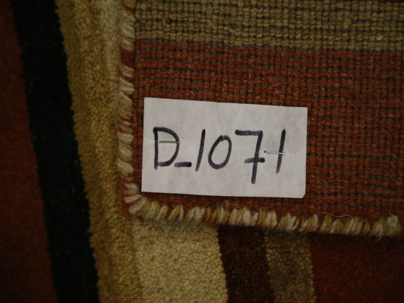 Tapis oriental en laine noué à la main rouge / beige Lavdmir