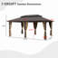 12 pi. X 22 pi Pavillon de jardin en aluminium robuste à toit rigide, pavillon de patio extérieur très grand, structure d'ombrage pour cour arrière résistante aux intempéries-124443973