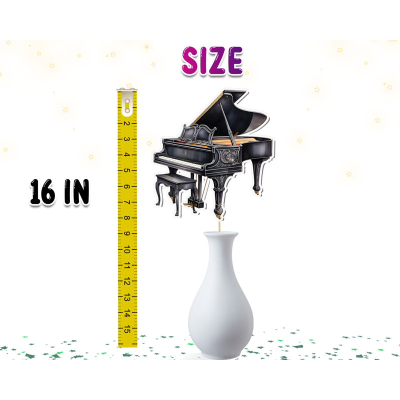 Centre de table sur le thème des instruments de musique - Ensemble de 5 pièces pour les mélomanes